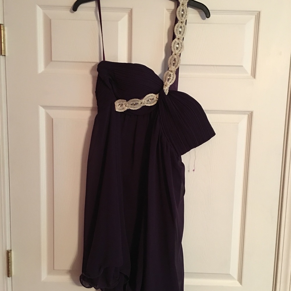 Homecoming Dress, dark purple